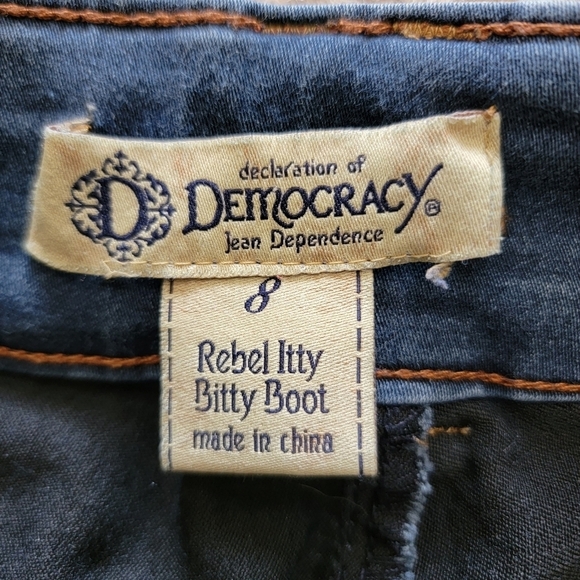 Democracy | Rebel Itty Bitty Boot Cut Jeans with Stretch Size 8 - Picture 5 of 5
